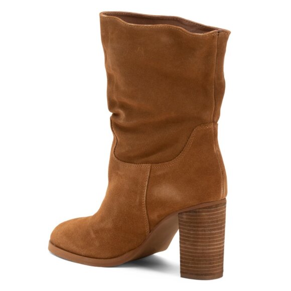 DIBA TRUE Brandy Suede Teak Tree Booties - Picture 2 of 2